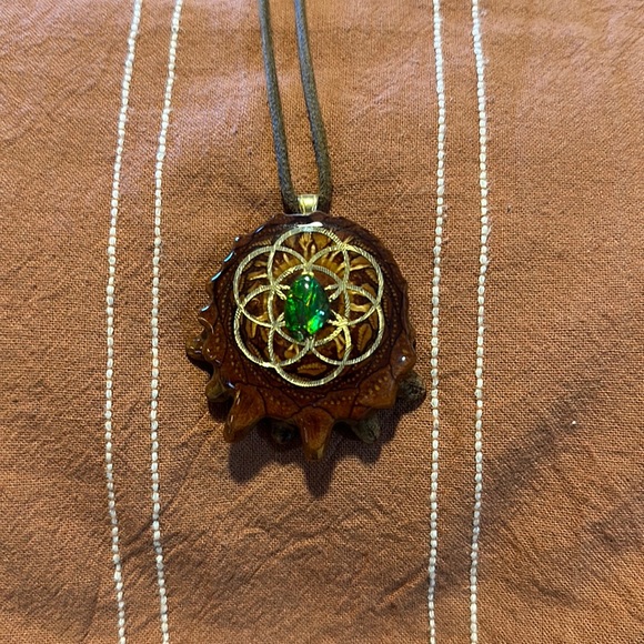 third eye pinecones Jewelry Large Third Eye Pinecone Ammolite